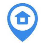 Local Map icon with house inside